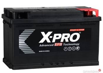 Akumulator 80Ah 730A X-PRO EFB