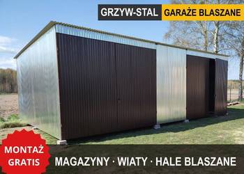 Garaż Blaszany Ocynkowany /Hala /Wiata /Magazyn /Schowek - GRZYWSTAL