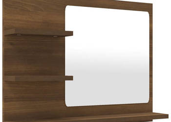 Lustro łazienkowe brązowy dąb 60x105x45 cm WM-815662