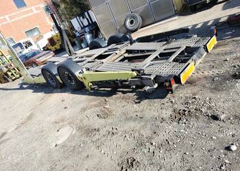 Przyczepa dwuosiowa , cała w ocynku