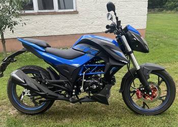 Motorower barton 50 cc kolor niebieski 4000km przebiegu