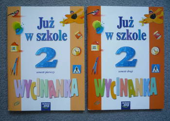Już w szkole 2 Wycinanka cz 1 i 2 Zabawki z papieru Plastyka