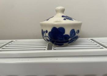 Włocławek mała fajansowa cukiernica PRL