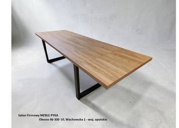 -35% HIT Nowy Stół dębowy MATIN Loft - ROZKŁADANY do 300cm = Producent PYKA