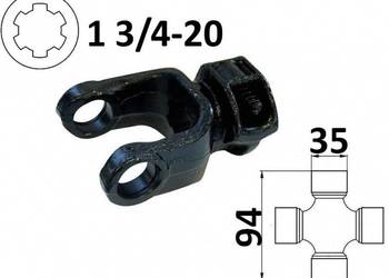 Widłak ciągnikowy 1 3/-20 na krzyżak 35x94mm 125620