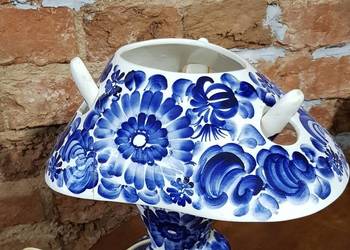 Lampa rogata Włocławek sygnowana