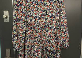 Vrs fashion sukienka modny wzór kwiaty floral hit roz.40