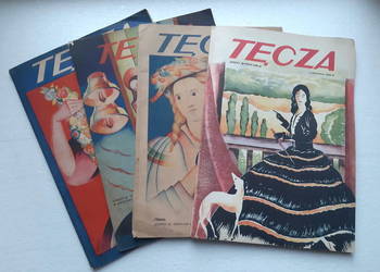 TĘCZA przedwojenny tygodnik ilustrowany z 1928/30/31r.