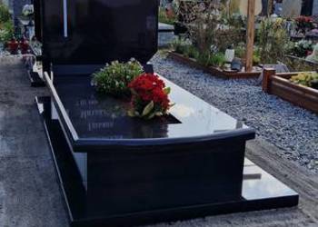 Nagrobek pojedynczy PREMIUM BLACK nr.2281 WROCŁAW KIEŁCZÓW