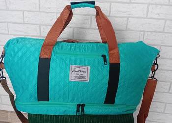 Torba sportowa, podróżna damska 48x31x24 cm nowa.