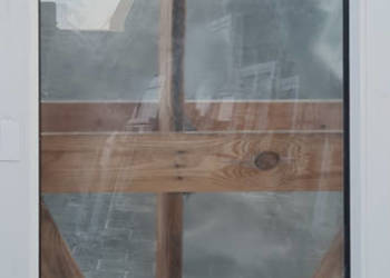 OKNA KacprzaK Witryna 59X127 FIX Używany PCV Plastikowy