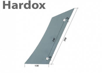 Pierś HARDOX 173339/L części do pługa GREGOIRE BESSON