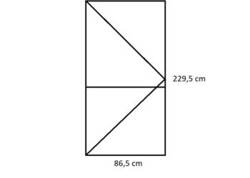 Drzwi balkonowe PCV 86,5 x 229,5