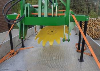 Pług leśny aktywny z pogłębiaczem