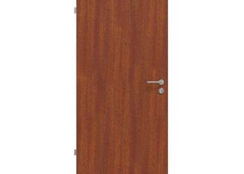 Drzwi wewnętrzne mahoniowe - prawdziwe drewno, surowe