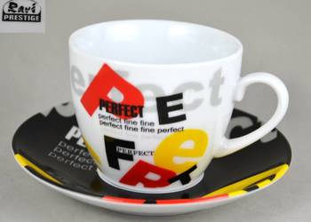 Filiżanka ze spodkiem do kawy Ravi Prestige Perfect