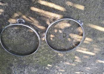 Fiat 125p ramki chrom lamp przód