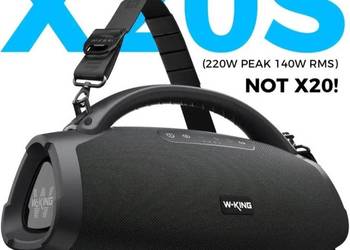 Głośnik W-King X20S 140W Subwoofer Boombox Aplikacja EQ Bluetooth 5.4