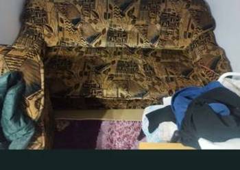 Sofa rozkładany plus dwa fotele