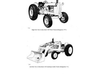 JOHN DEERE 1010 ciagnik katalog czesci