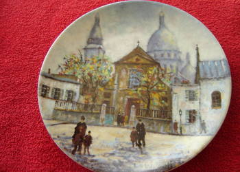 Limoges talerz kolekcjonerski Montmartre