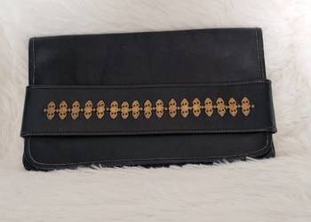 Torebka damska kopertówka skórzana