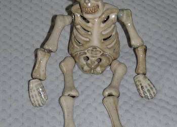 Ceramiczna figurka kościotrupa lampka na Halloween