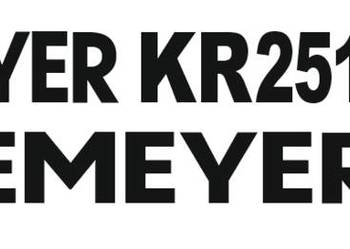 Zestaw naklejek do brony wibracyjnej Niemeyer KR 2510