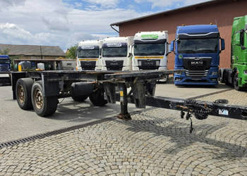 Przyczepa transportowa Schmitz podwozie Tandem Przyczepa pod kontener RAMA…