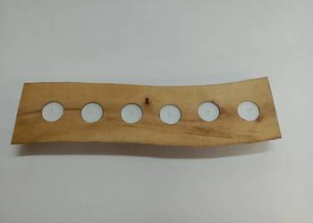 ŚWIECZNIK  BRZOZOWY TEALIGHT DREWNIANY ŚWIECZNIK S111 46,5 CM