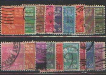 Zn. USA wykaz w opisie kas 1938