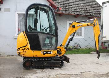 Minikoparka JCB 8016 rok 2012