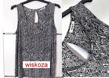 Bluzka czarna biała S 36 ONLY wiskozowa