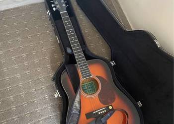 Gitara akustyczna Ever Play + futerał + pasek + zapasowe struny