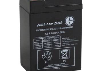 Akumulator 6V 4,5Ah żelowy POWERBAT CB 4,5-6