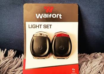 Oświetlenie Rowerowe Przednie i Tylnie Lampki Walfort Nowe