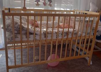 Łóżeczko dziecięce sosnowe