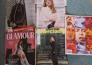 Zestaw czasopism modowy Zwierciadło i Glamour 2025