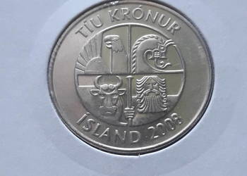 10 Koron Islandia 2008 r. 10 Koron Islandia 2008 r.