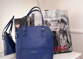 Torebka Guess Delaney Granatowa Niebieska
