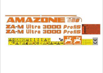 Naklejki Amazone ZA-M ultra profi 3000 mocny klej, laminatUV