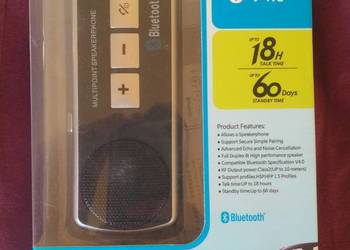 Zestaw głośnomówiący bluetooth.