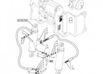 New Holland T6090 T6070 Zespół węźa 87685495