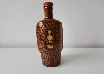 Stara butelka LWWG-1 porcelit Mirostowice, Winiak Polmos Zielona Góra, PRL