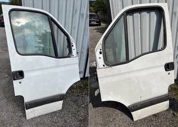 Drzwi Renault Master II 2 lewe prawe przednie białe