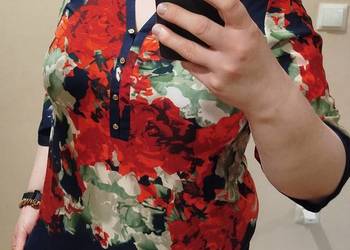 Wiskozowa bluzeczka na wiosnę rozmiar 46