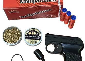 PISTOLET HUKOWY START 1 + 100 SZTUK AMUNICJI + 50 SZTUK RAC