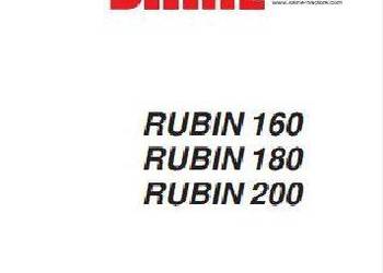SAME Rubin 160 180 200 instrukcja naprawy PL