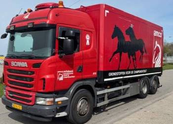 Wywrotka do pelettu paszy sruty zboza Scania 420