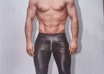 Spodnie męskie latex